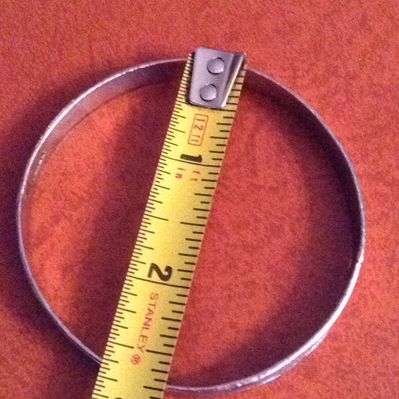 VINTAGE SOLID STERLING SILVER BRACELETS (2) - Picture 7 of 7